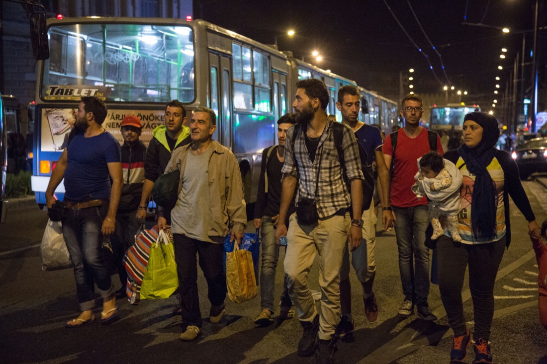 I rifugiati al confine fra Grecia e Macedonia – Foto