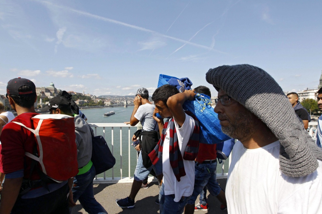 I rifugiati al confine fra Grecia e Macedonia – Foto