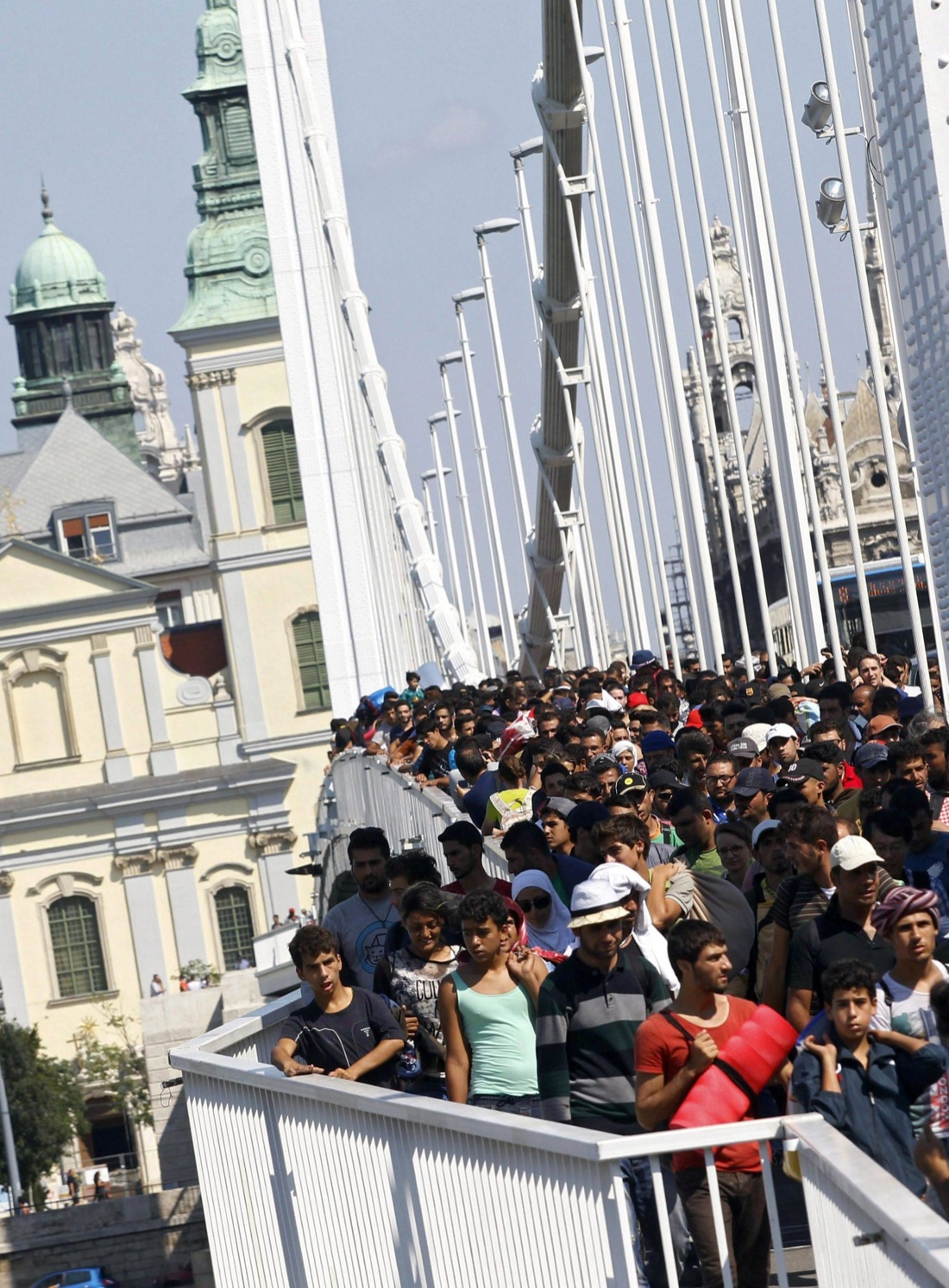 I rifugiati al confine fra Grecia e Macedonia – Foto