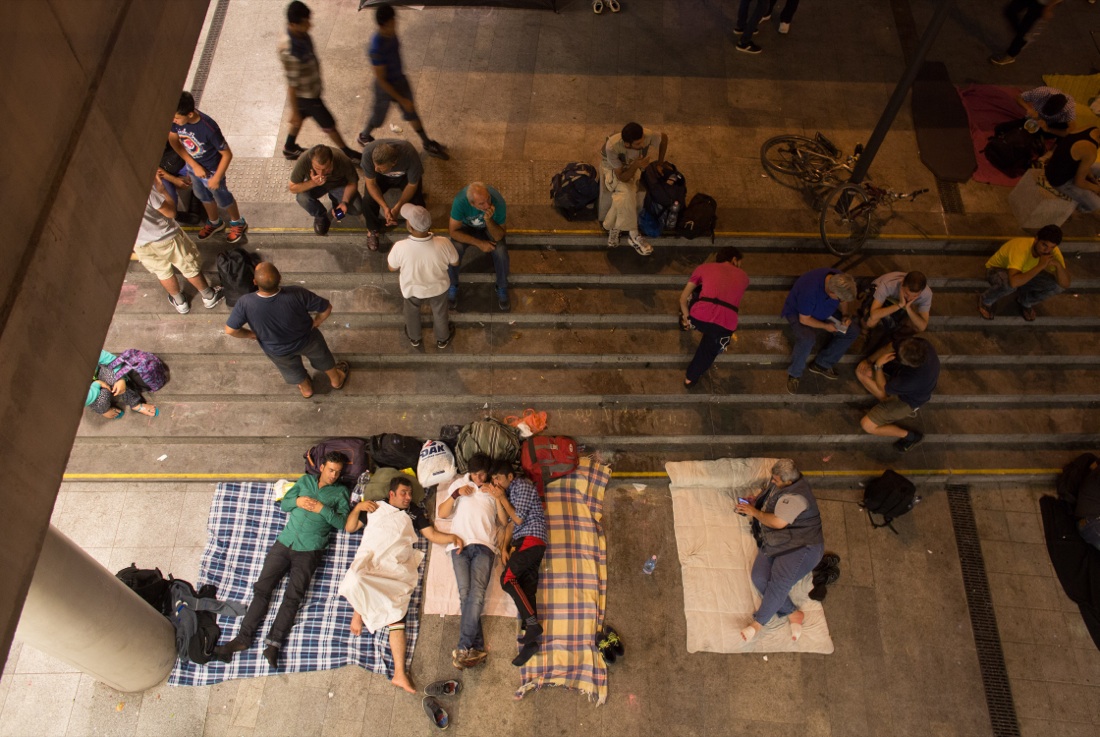 I rifugiati al confine fra Grecia e Macedonia – Foto