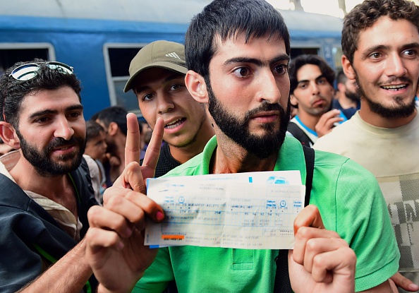 I rifugiati al confine fra Grecia e Macedonia – Foto