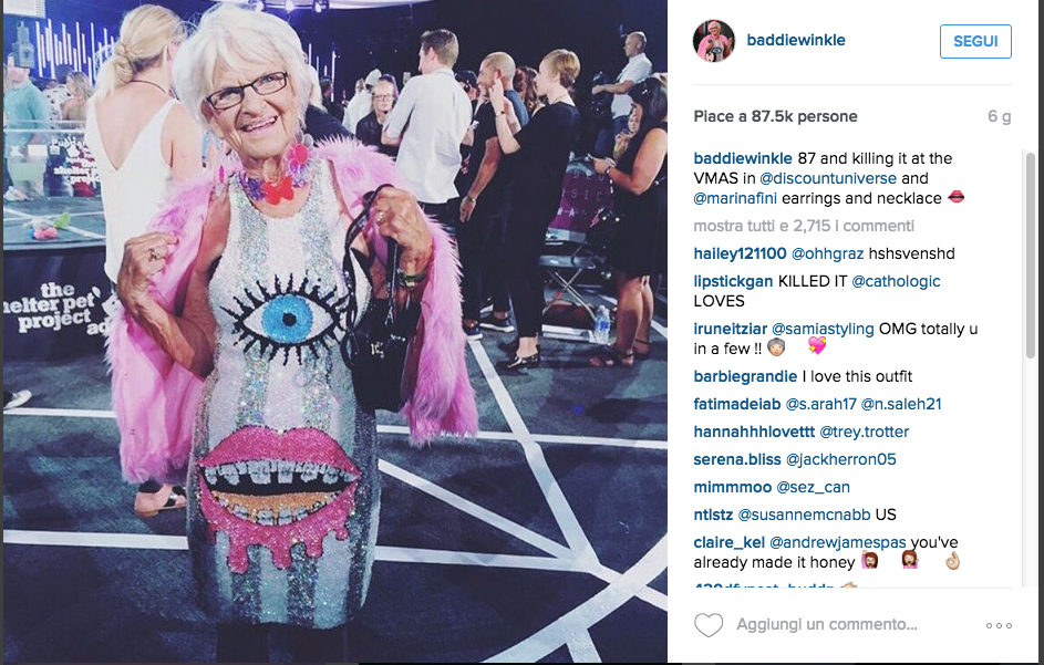 Baddie Winkle: la star di Instagram che fa impazzire Miley Cyrus Baddie Winkle: la star di Instagram che fa impazzire Miley Cyrus