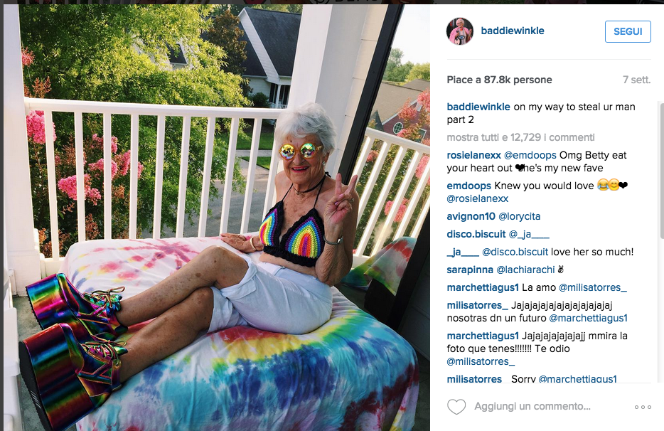 Baddie Winkle: la star di Instagram che fa impazzire Miley Cyrus Baddie Winkle: la star di Instagram che fa impazzire Miley Cyrus