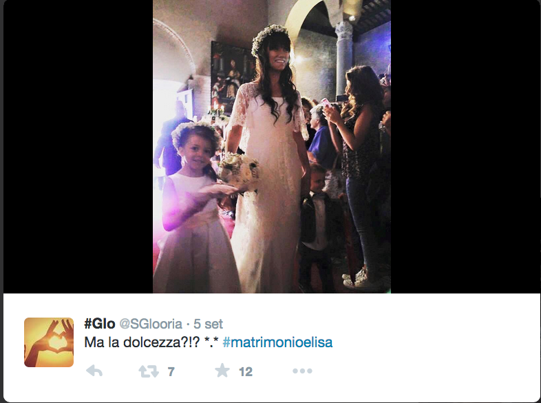 Elisa, matrimonio romantic rock per la cantante Elisa, matrimonio romantic rock per la cantante