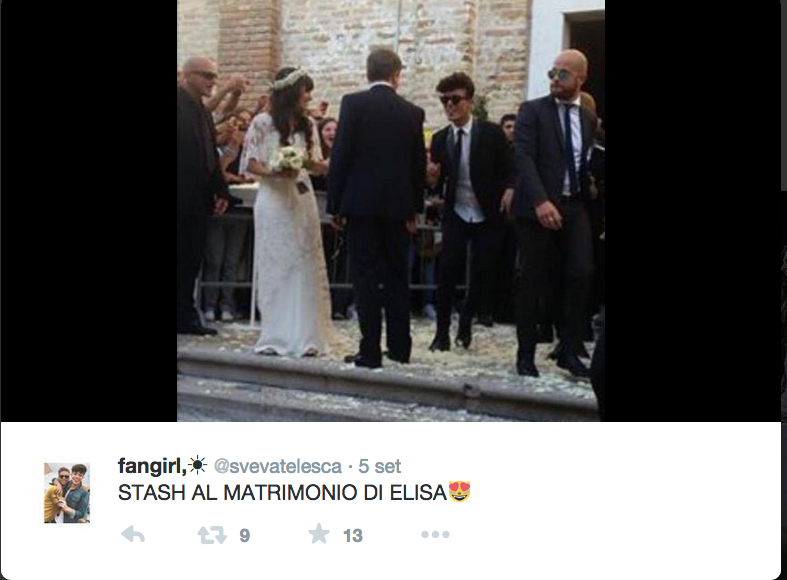 Elisa, matrimonio romantic rock per la cantante Elisa, matrimonio romantic rock per la cantante