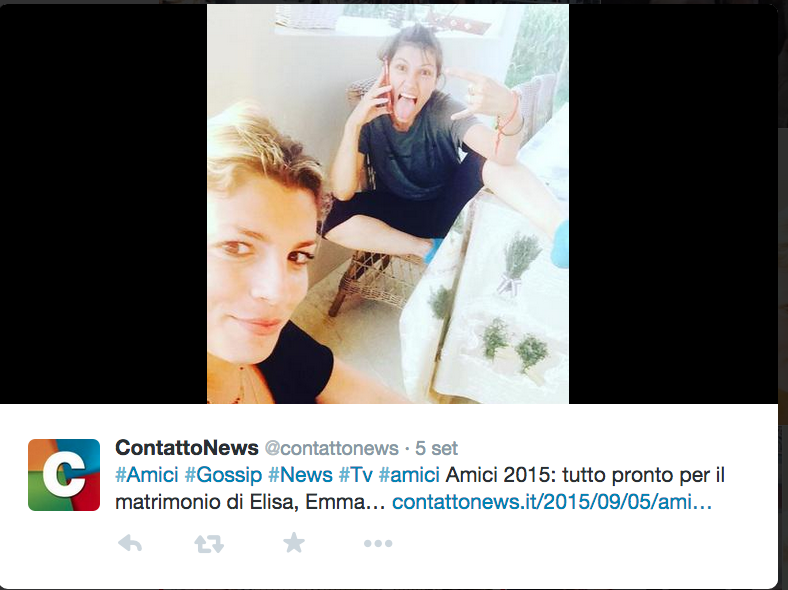 Elisa, matrimonio romantic rock per la cantante Elisa, matrimonio romantic rock per la cantante