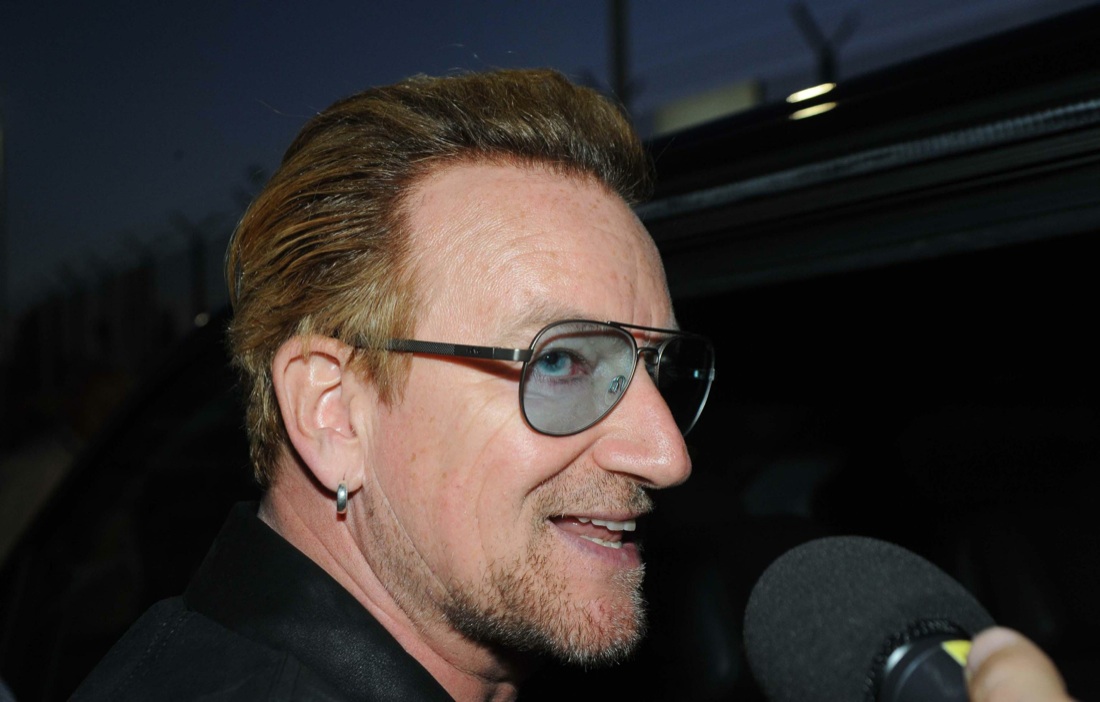 Bono Vox con Matteo Renzi a Expo2015: le foto