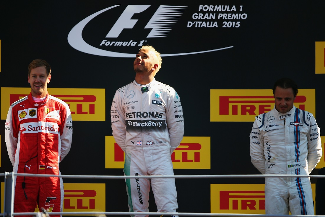 Gp Italia: Hamilton conquista Monza. Ferrari seconda con Vettel
