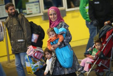 I profughi siriani arrivano in Austria e Germania