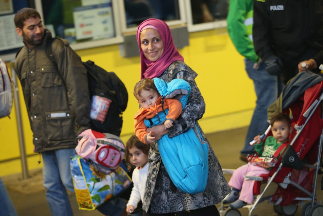 I profughi siriani arrivano in Austria e Germania I profughi siriani arrivano in Austria e Germania