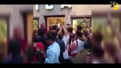 Papa Francesco dall’ottico a Roma