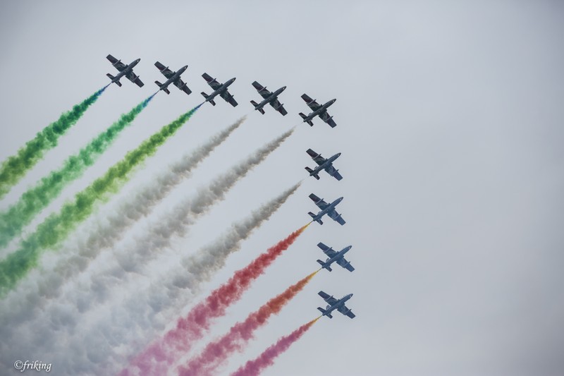 Le Frecce Tricolori compiono 55 anni