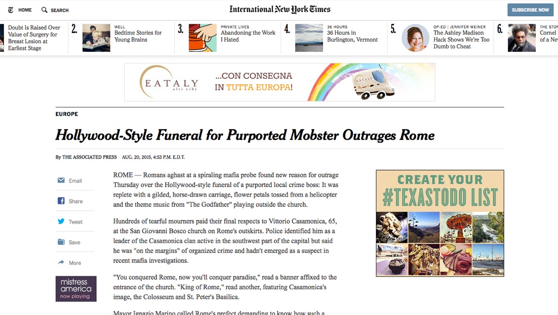 Ignazio Marino: Roma città antifascista, antinazista e antimafia Ignazio Marino: Roma città antifascista, antinazista e antimafia