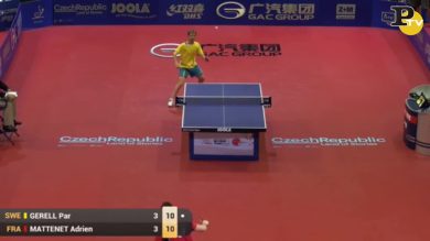 Ping pong: il punto record da 91 colpi