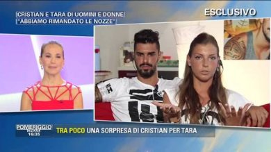 Uomini e Donne: salta il matrimonio di Cristian e Tara