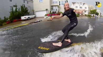Street surfing sulle strade del New Jersey