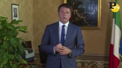 Il video messaggio di Renzi: “L’Italia si rimetta in moto”