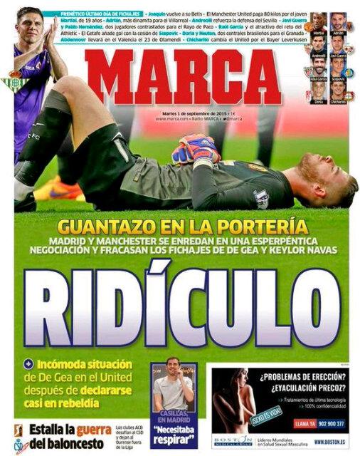 Ridicolo Real Madrid: il contratto di De Gea depositato in ritardo Ridicolo Real Madrid: il contratto di De Gea depositato in ritardo