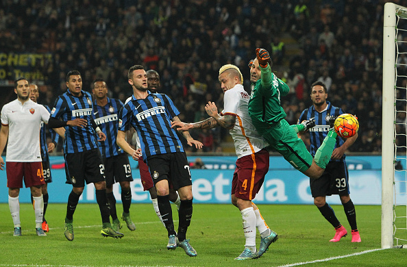 Inter-Roma 1-0, nerazzurri primi in classifica