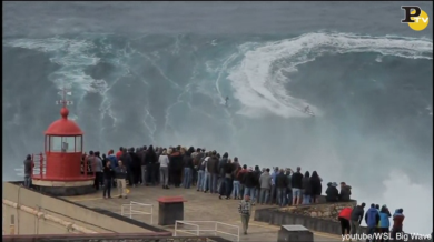 Surf: sfida alle onde di 30 mt. in Portogallo