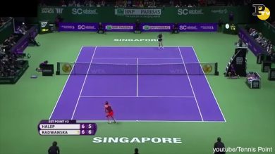 L’incredibile set point Radwanska-Halep