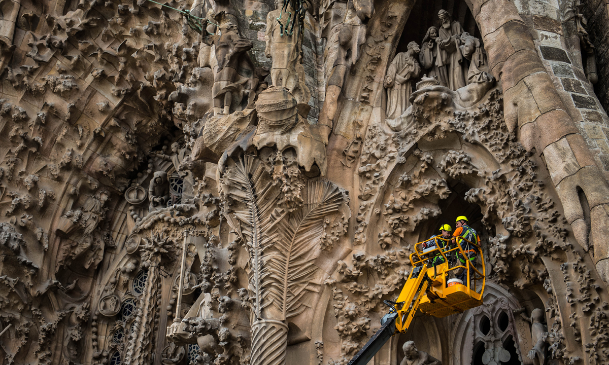 Barcellona, a che punto è la Sagrada Familia – Foto
