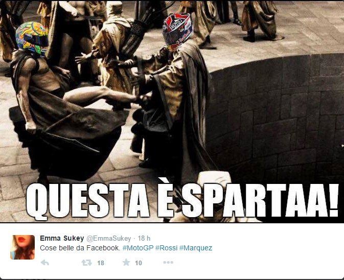 Rossi vs. Marquez e Lorenzo: l’ironia del Web contro il “Patto d’Andorra” Rossi vs. Marquez e Lorenzo: l’ironia del Web contro il “Patto d’Andorra”