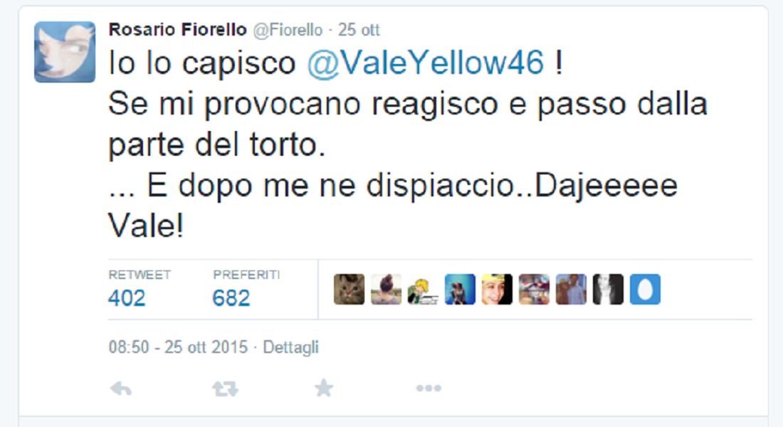 Linda Morselli a Rossi: “Rialzati e insegui i tuoi sogni”. E Vale risponde sì Linda Morselli a Rossi: “Rialzati e insegui i tuoi sogni”. E Vale risponde sì