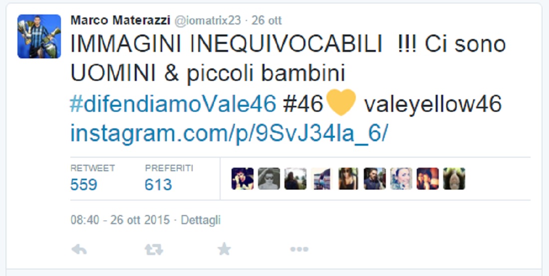 Linda Morselli a Rossi: “Rialzati e insegui i tuoi sogni”. E Vale risponde sì Linda Morselli a Rossi: “Rialzati e insegui i tuoi sogni”. E Vale risponde sì