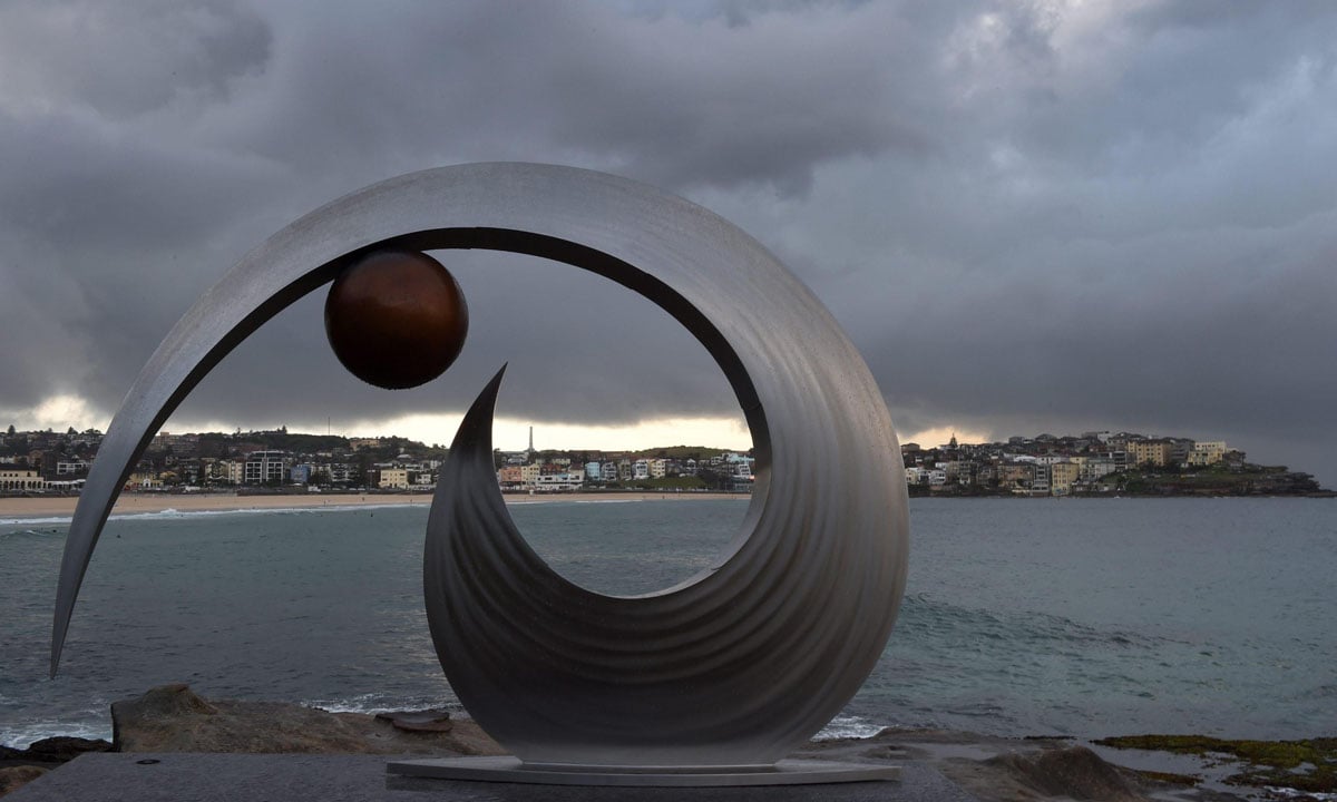 Sculture sulla spiaggia a Sydney
