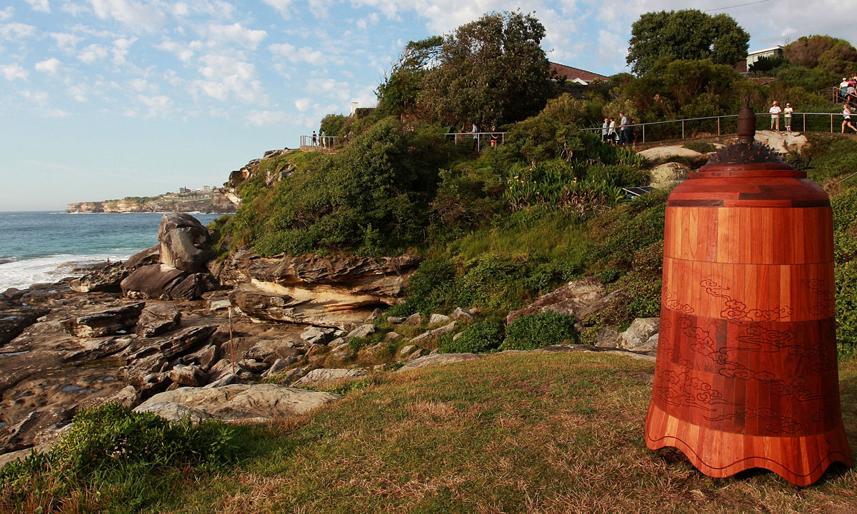 Sculture sulla spiaggia a Sydney