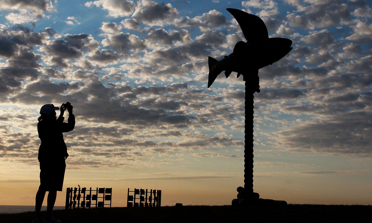 Sculture sulla spiaggia a Sydney