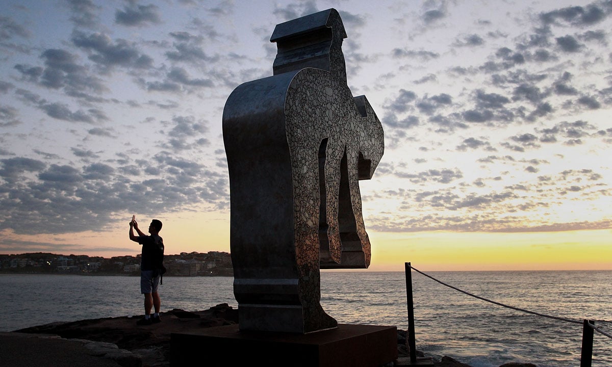 Sculture sulla spiaggia a Sydney