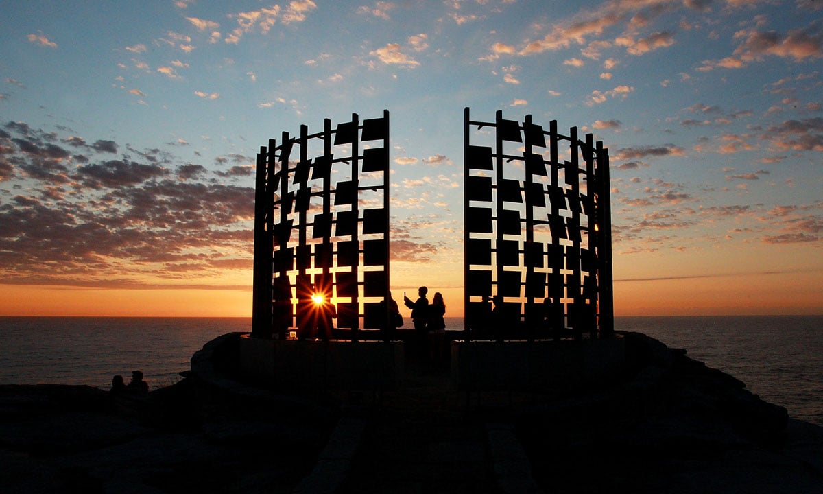 Sculture sulla spiaggia a Sydney