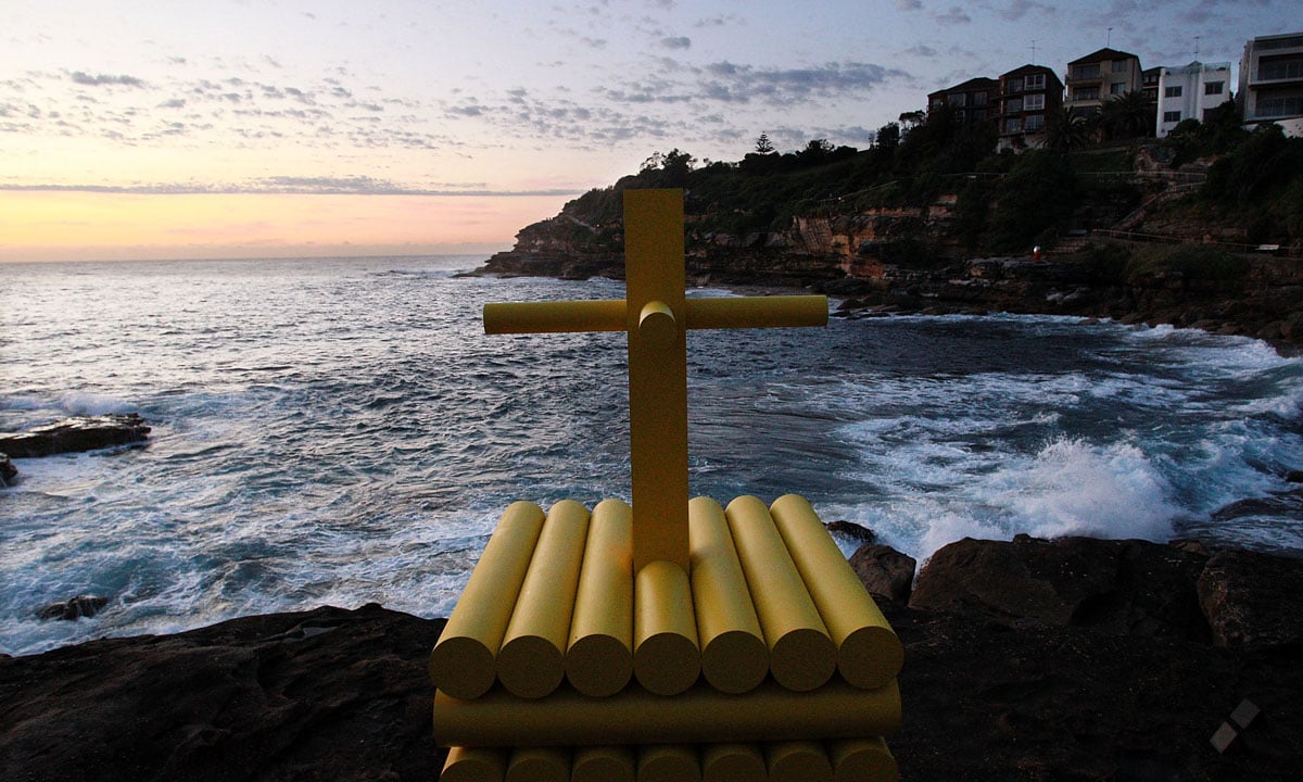 Sculture sulla spiaggia a Sydney