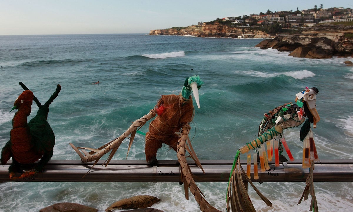 Sculture sulla spiaggia a Sydney