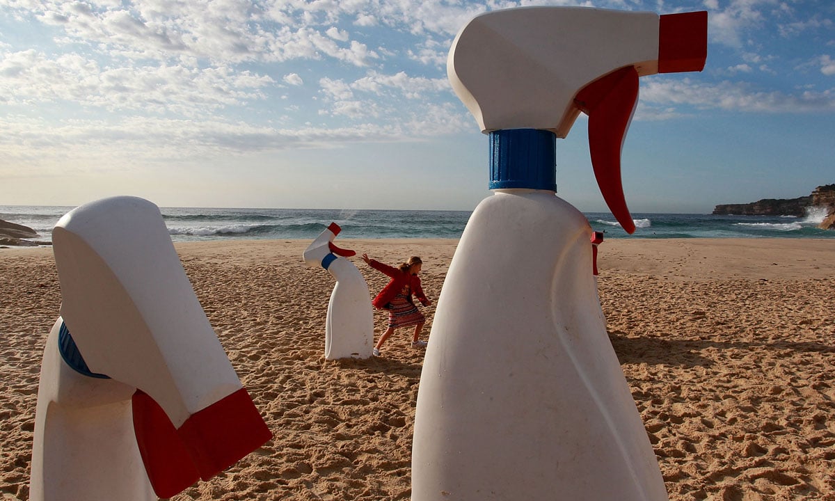 Sculture sulla spiaggia a Sydney