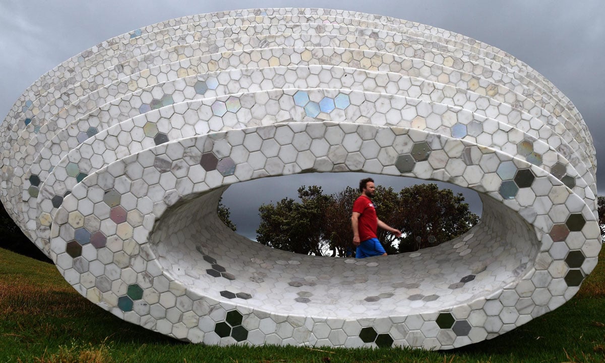 Sculture sulla spiaggia a Sydney