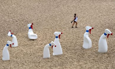 Sculture sulla spiaggia a Sydney