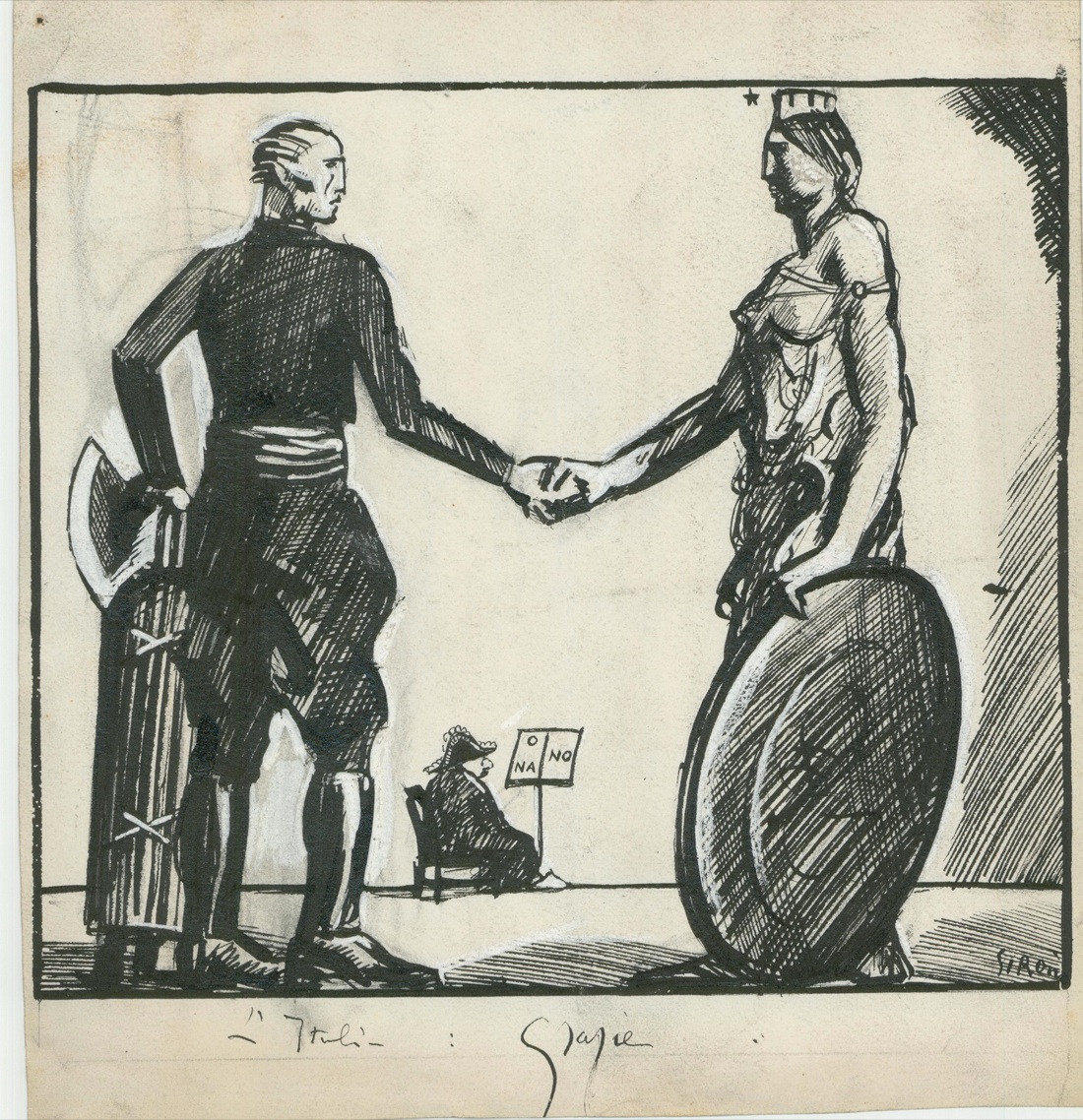 Mario Sironi: illustrazioni  per il “Popolo d’Italia”