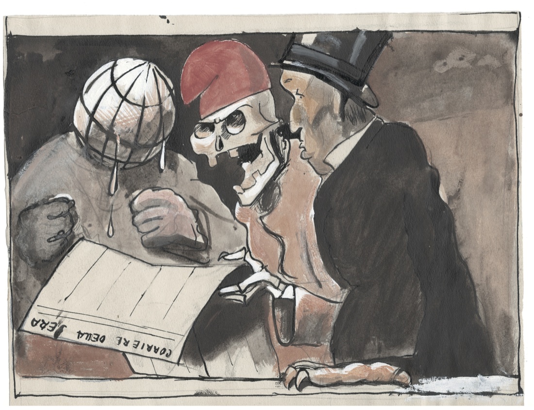 Mario Sironi: illustrazioni  per il “Popolo d’Italia”