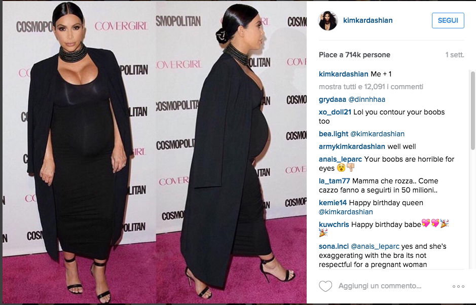 Kim Kardashian mamma a Natale Kim Kardashian mamma a Natale