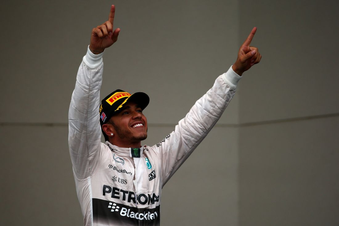 La grande festa di Hamilton ad Austin. Per lui, terzo mondiale La grande festa di Hamilton ad Austin. Per lui, terzo mondiale