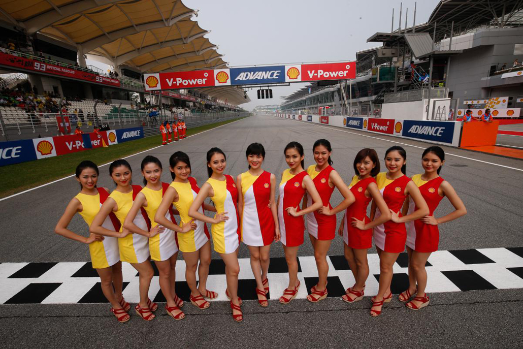 Grid Girls: MotoGP di Sepang