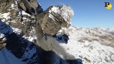 Svizzera: dalla montagna una frana da 2.000 metri cubi