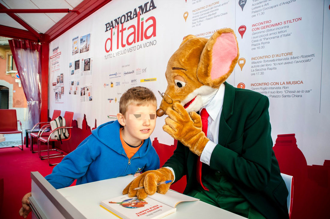Geronimo Stilton incontra i suoi fan a Modena