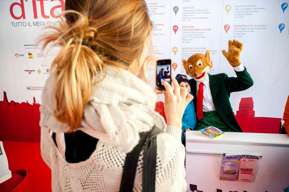 Geronimo Stilton incontra i suoi fan a Modena