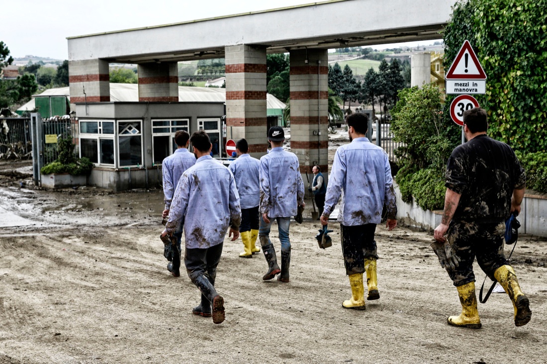 Pastificio Rummo: le foto della devastazione dopo il maltempo