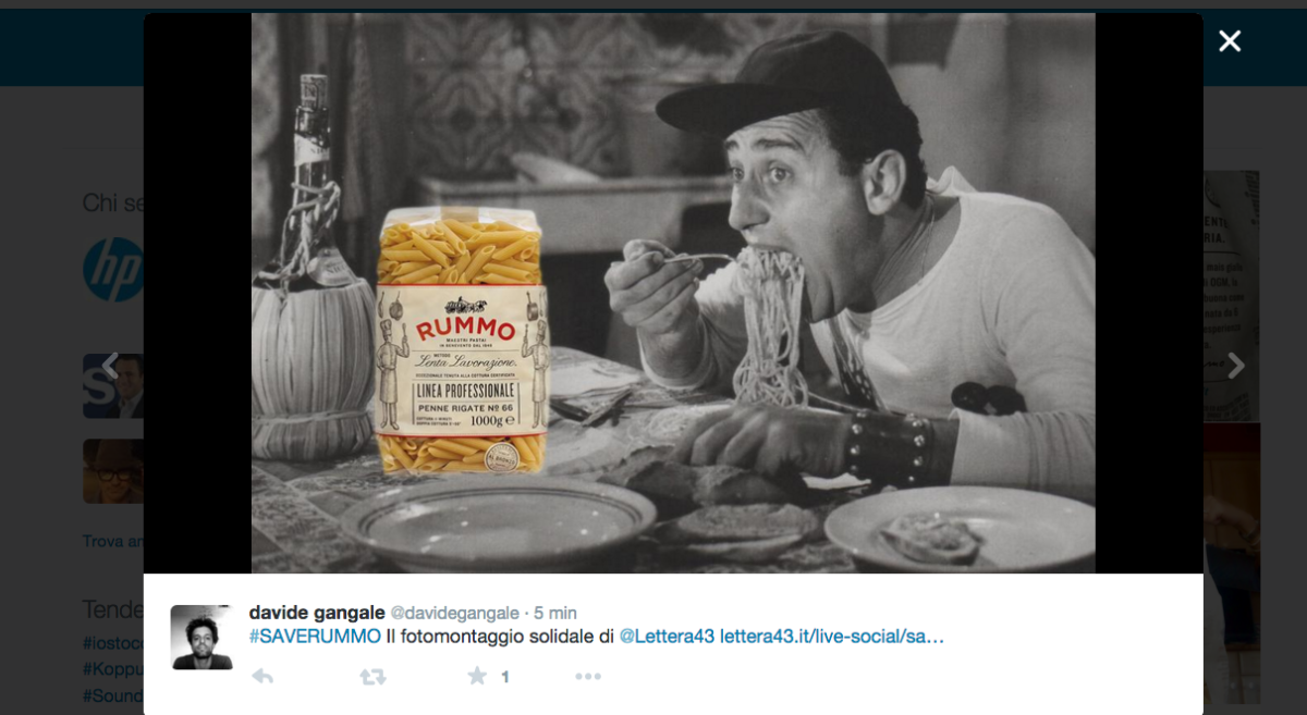 Galleria foto '#SaveRummo, sui social gara di solidarietà per il pastificio allagato' - foto 8
