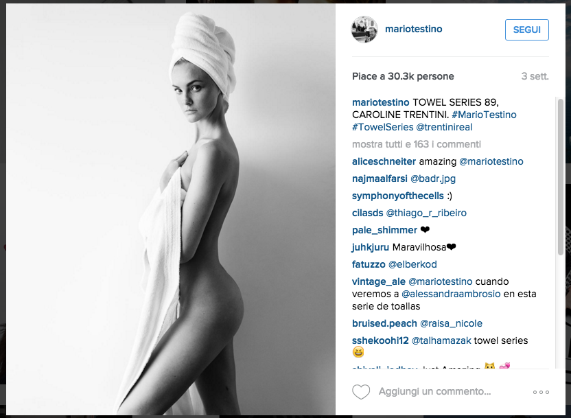 Da Kristen Stewart a Kate Moss, tutti nudi per le towel series di Mario Testino